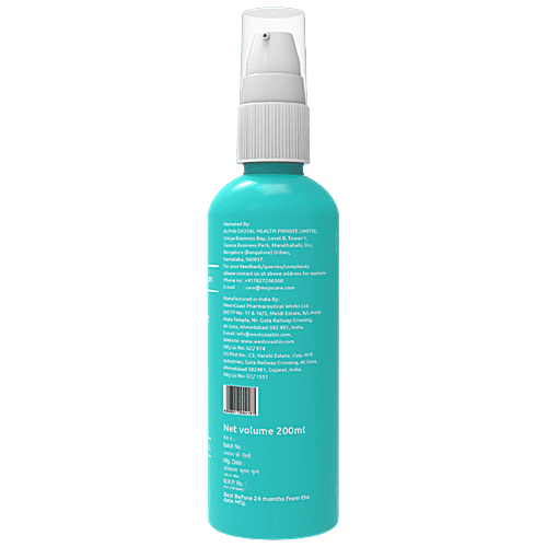 Mojocare DHT Blocker Shampoo - Apple Cider Vinegar, Almond Oil & Biotin, No Side Effects, 200 ml Fights Hair Fall, Increases Hair Thickness, Sulphate & Paraben Free