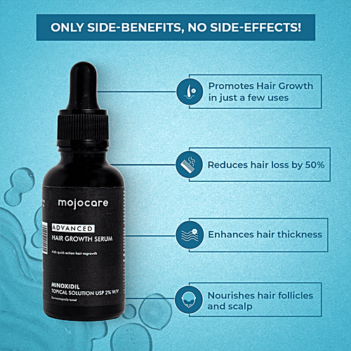 Mojocare Mojocare Hair Growth Serum with 2% Actives - 30ml | Topical serum for Hair & Beard Growth, 30 ml  