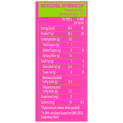 WickedGud Amori Pasta - Goodness Of Chickpea, Red Lentil & Brown Rice, High Protein & Fibre, 450 g  