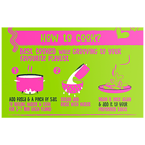 WickedGud Amori Pasta - Goodness Of Chickpea, Red Lentil & Brown Rice, High Protein & Fibre, 450 g  