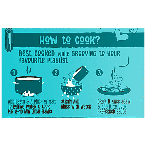 WickedGud Rigatoni Pasta - Goodness Of Chickpea, Red Lentil & Brown Rice, High Protein & Fibre, 450 g  