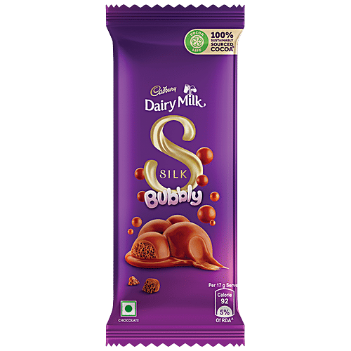 Buy Cadbury Dairy Milk Silk Dairy Milk Silk Bubbly Chocolate Bar Online