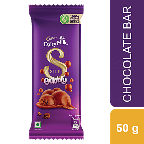 Buy Cadbury Dairy Milk Silk Dairy Milk Silk Bubbly Chocolate Bar Online