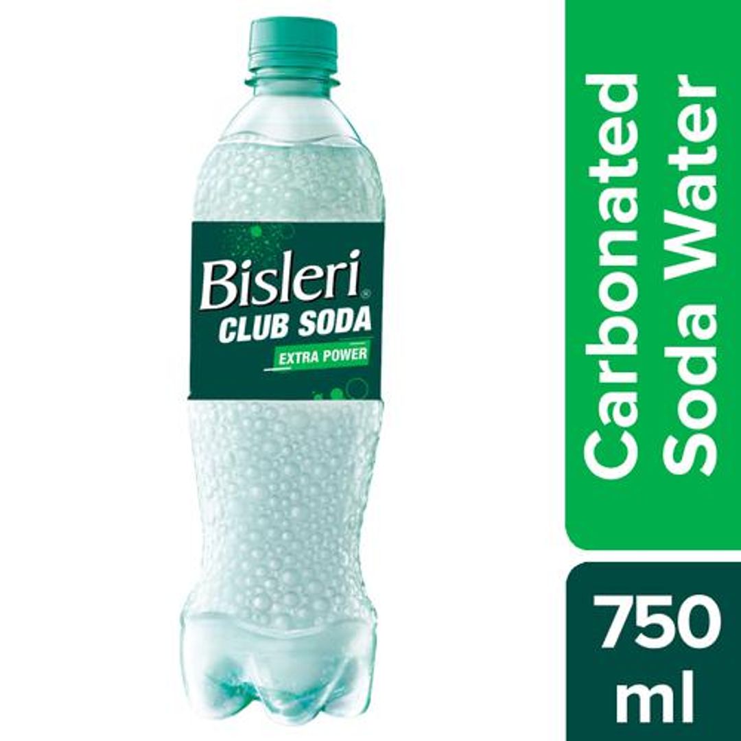 Bisleri  Club Soda - Extra Power, Refreshing Drink, 750 ml Bottle
