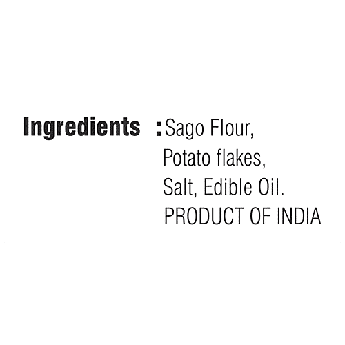 Balasa Plain Potato Papad - With Rock Salt, Best For Fasting, 70 g