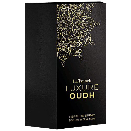 La' French Luxure Oudh Perfume Spray - Ideal For Men, 100 ml  