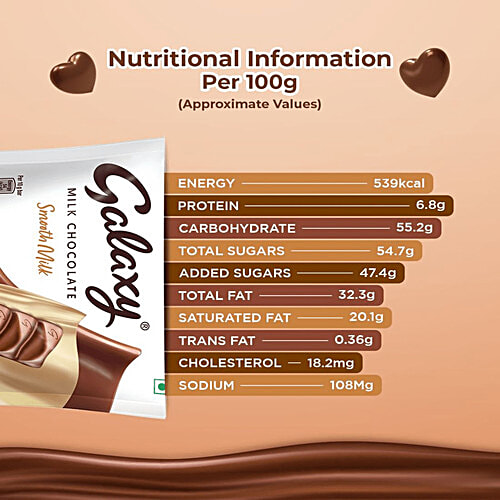 Galaxy Milk Chocolate - Smooth Milk, 80 g Silky Smooth
Creamy Delight