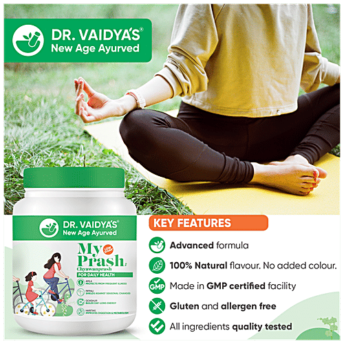 Dr. Vaidyas My Prash - Chyawanprash, For Daily Health, Improves Digestion & Metabolism, 1 kg