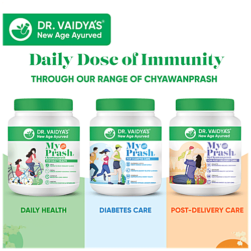 Dr. Vaidyas My Prash - Chyawanprash, For Daily Health, Improves Digestion & Metabolism, 1 kg