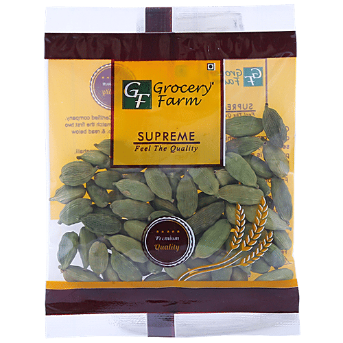 Buy Grocery Farm Green Cardamom Big, Rich In Antioxidants, Treats