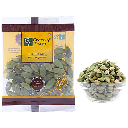 Buy Grocery Farm Green Cardamom Big, Rich In Antioxidants, Treats