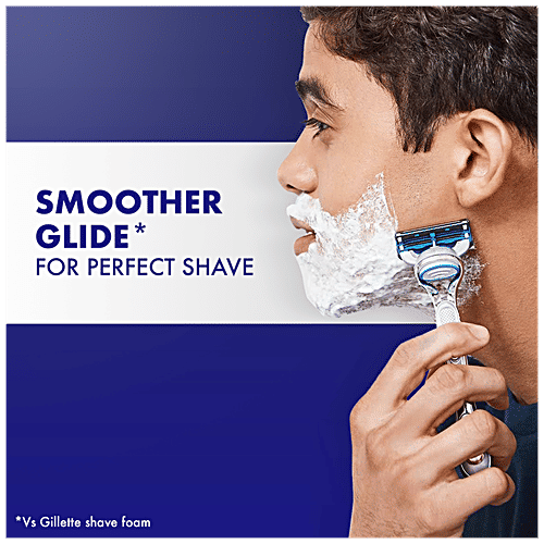 Gillette Refreshing Breeze Shave Gel - Cocoa Butter, Soothes, Hydrates & Protects Skin, 195 g Bottle 