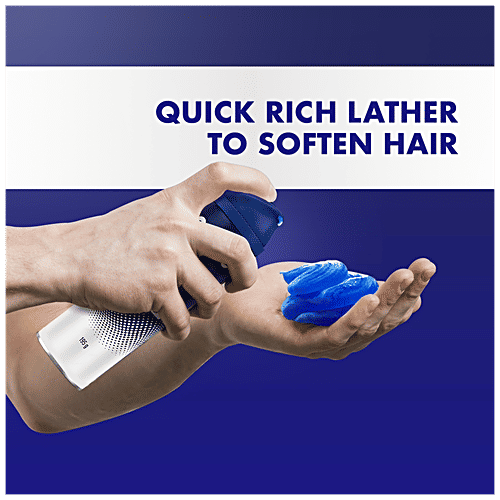 Gillette Refreshing Breeze Shave Gel - Cocoa Butter, Soothes, Hydrates & Protects Skin, 195 g Bottle 