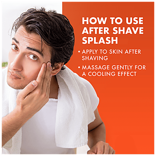 Gillette Pro After Shave Splash - Icy Cool, Soothes & Tone Skin, Provides Relief, Fresh Fragrance, 100 ml