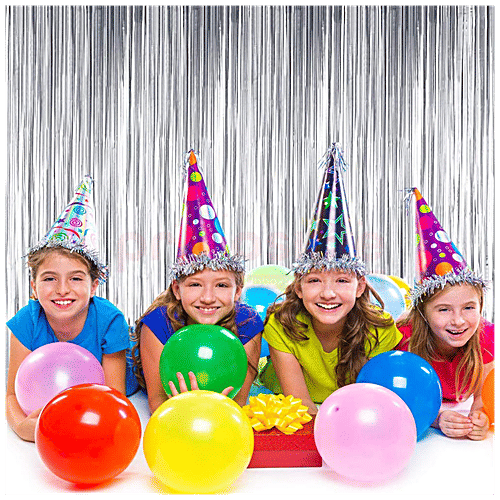 Se7en Foil Fringe Curtain - Used For Decorations, Assorted, 1 pc  