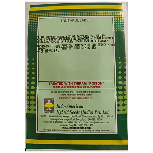 Buy Indo American Hybrid Seeds (India) Pvt. Ltd. Bittergourd Seeds