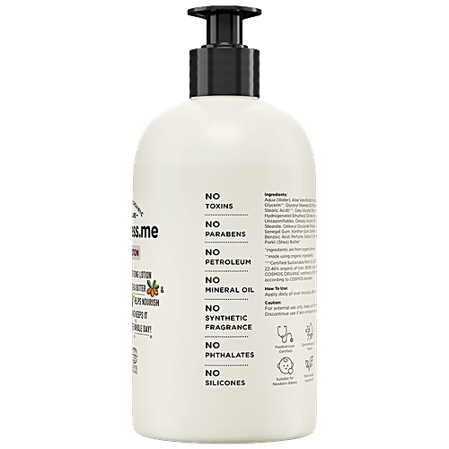 Goodnessme Organic Moisturizing Baby Lotion - For Face & Body, Pediatrician Certified, Hypoallergenic, 400 ml  