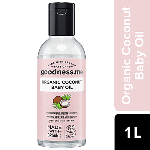 Buy Goodnessme 100 Organic Coconut Baby Oil For Hair, ColdPressed