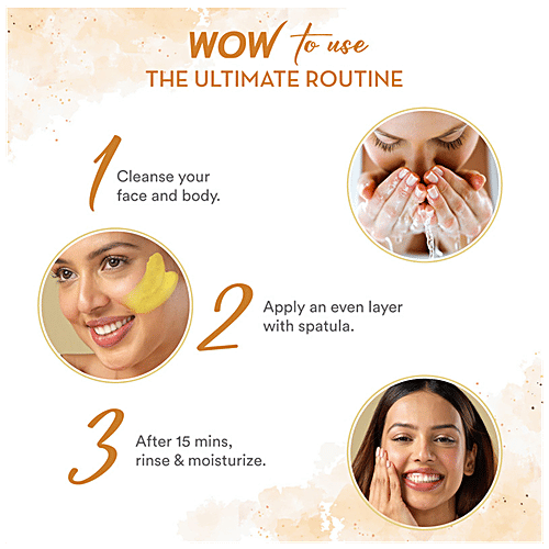 Wow Skin Science Ubtan Face & Body Pack - Helps To Tone, Refine Pores, Revive Dull Skin, 200 ml  