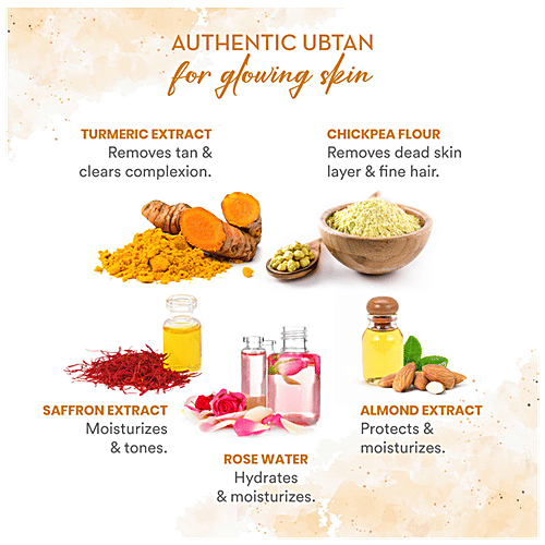 Wow Skin Science Ubtan Face & Body Scrub - Helps To Smooth, Soften, Revive Dull Skin, 200 ml  