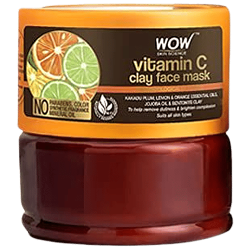 Buy Wow Skin Science Vitamin C Glow Clay Face Mask With Lemon