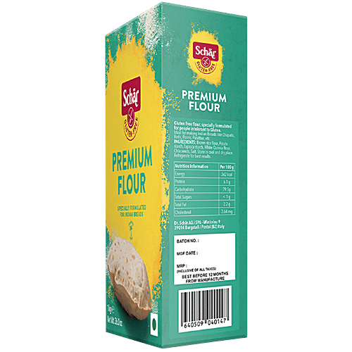 Schar Premium Gluten Free Flour/Atta - Healthy, Used For Naan, Chapati, Paratha, 1 kg  