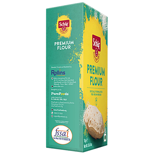 Schar Premium Gluten Free Flour/Atta - Healthy, Used For Naan, Chapati, Paratha, 1 kg  