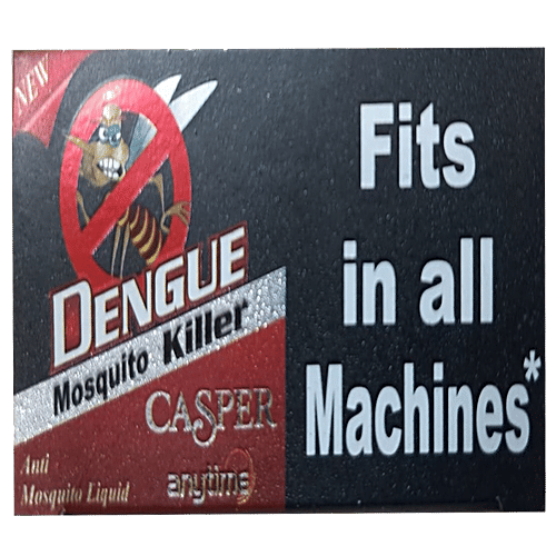 Casper Liquid Mosiquito Repellent - Fit In All Machine, Protects From Dengue & Other Diseases, 45 ml (Pack of 2) 
