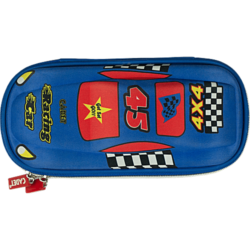 Cadet Eva Car Shaped Pencil Box With Holder - Lightweight, Strong, 1 pc  
