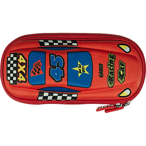 Cadet Eva Car Shaped Pencil Box With Holder - Lightweight, Strong, 1 pc  