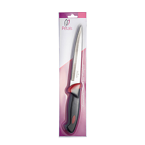 Petals Big Blade Knife Soft Grip - 28 Cm Length, 16 Cm Blade Length, Kitchen Essential For Vegetables & Fruits, 1 pc  