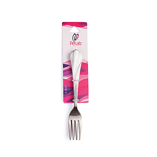 Petals Stainless Steel 18 Cm Dessert Fork - Flower, 6 pcs