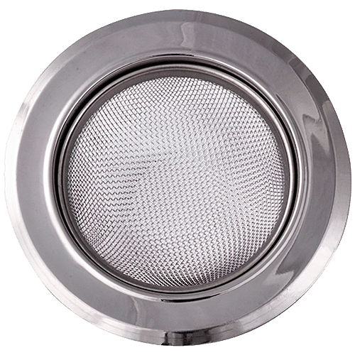 Petals Stainless Steel Sink Drainer/Strainer/Sink Jali/Filter - 9 Cm Diameter, Dishwasher Safe, Durable, 1 pc