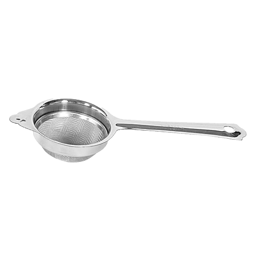 Petals Stainless Steel Tea/Coffee/Chai/Channi/Strainer Filter - 8.5 Cm Diameter, Kitchen Essential, 1 pc