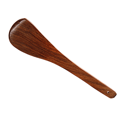 Petals Wooden Spatula One-Sided Nirlep -Dosa Palta/Taveta/Turner/Khurpi - 30 Cm Length, Kitchen Essential, 1 pc  