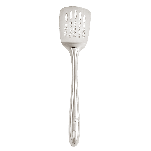 Petals Stainless Steel Cooking/Serving/Spoon/Spatula - Dosa Palta/Taveta/Turner, 31 Cm, Kitchen Essential, 1 pc