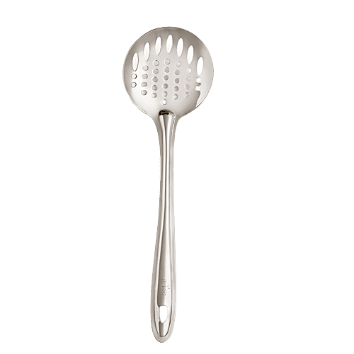 Petals Stainless Steel Cooking/Serving/Spoon/Spatula-Skimmer/Jhara/Strainer/Fryer - 31 Cm, Kitchen Essential, 1 pc  