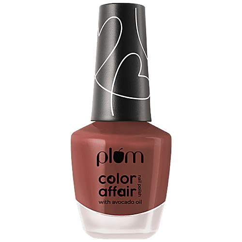Plum Color Affair Nail Polish - For High Shine & Plump Finish, 11 ml Warm Cocoa - 139 