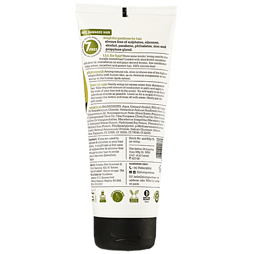 Plum Olive & Macadamia Rich Nourish Conditioner - For Smooth & Shiny Hair, 200 ml  