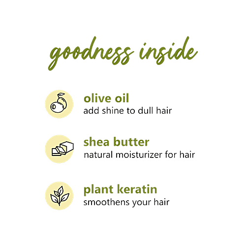 Plum Olive & Macadamia Rich Nourish Conditioner - For Smooth & Shiny Hair, 200 ml  