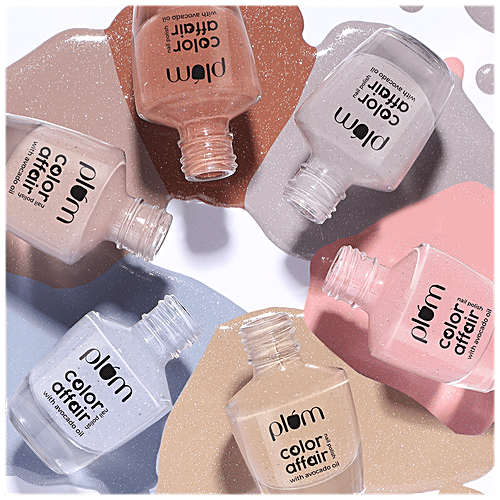 Plum Colour Affair Nail Polish Pixie Stardust Collection With Avocado Oil - For Smooth Finish, 11 ml Spellbound 150 