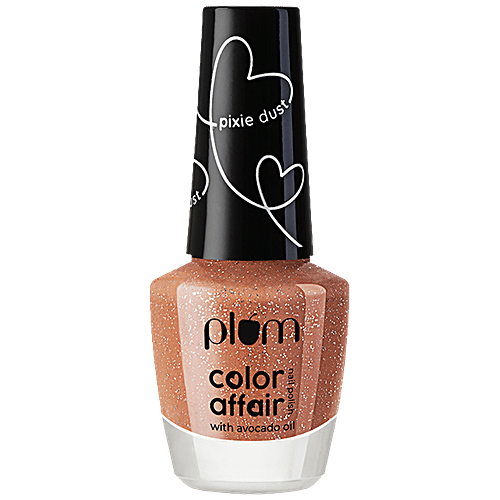 Plum Colour Affair Nail Polish Pixie Stardust Collection With Avocado Oil - For Smooth Finish, 11 ml Spellbound 150 