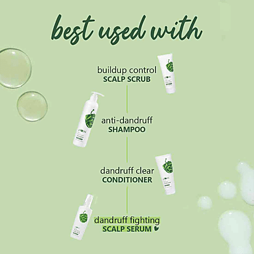 Plum Tea Tree Dandruff Fighting Scalp Serum - Fragrance Free, Antibacterial Properties, 110 ml  