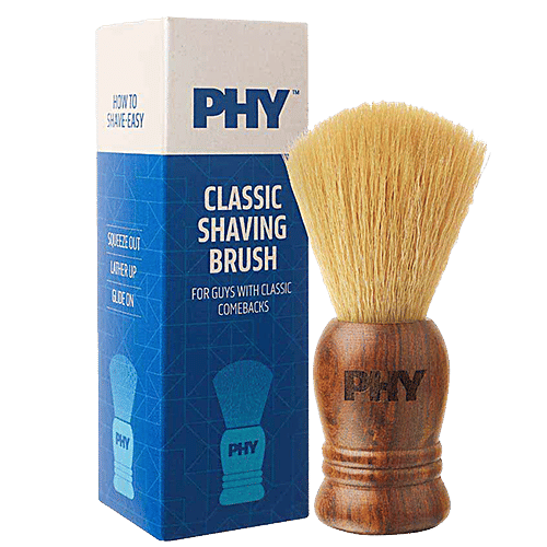 Buy Phy Classic Shaving Brush With Soft Bristles, Sheesham Wood