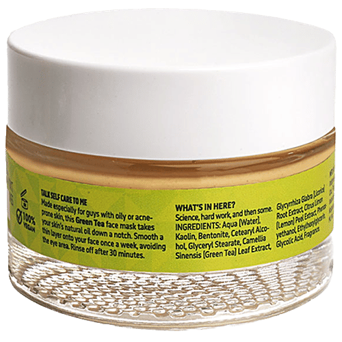 Buy Phy Green Tea Face Mask Skin Exfoliation, Excess Oil, Fades Acne