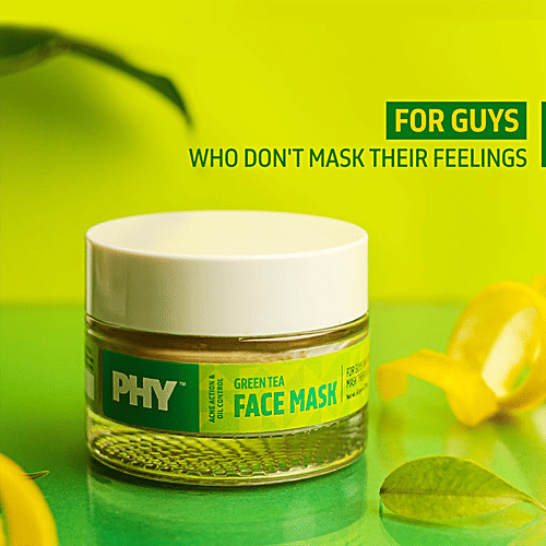 Buy Phy Green Tea Face Mask Skin Exfoliation, Excess Oil, Fades Acne