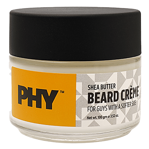 Buy Phy Shea Butter Beard Creme With Argan Oil, Vegan, For Soft