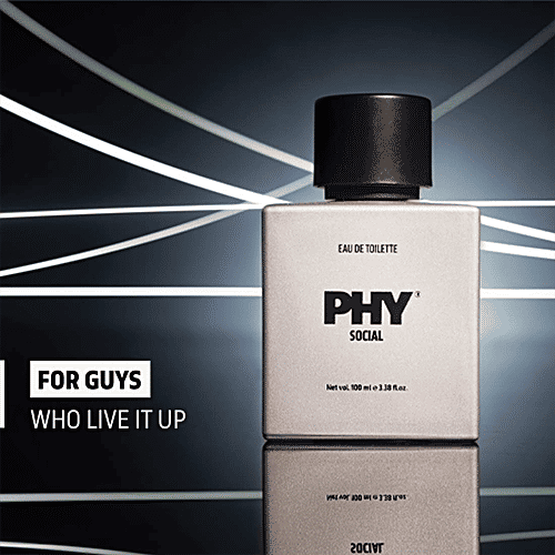 Buy Phy Social Eau De Toilette Vegan, Long Lasting Fragrance, For Men