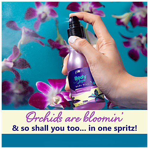 Plum BodyLovin’ Orchid You Not Body Mist - Infused With Aloe Vera, Vegan, Cruelty-Free, 150 ml