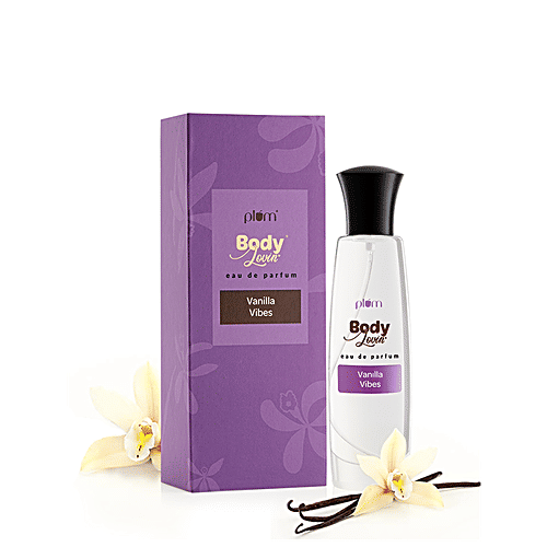 Plum BodyLovin' Eau De Parfum - Vanilla Vibes, Long Lasting Fragrance, 50 ml  
